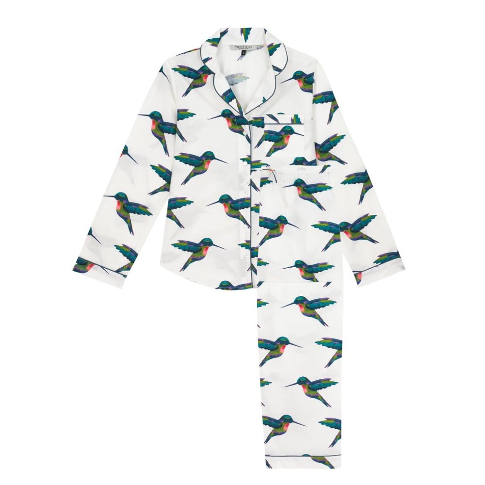 2-Piece Printed Cotton Pajama Set